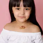 سلاسل اطفال بالاسم مطلي بالذهب عيار 21 قيراط