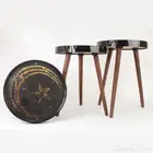 طقم طاولات تركي دائري 3 قطع وأحجام بأشكال مميزة