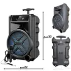 مكبر صوت GTS-1630 مع ميكروفون سلكي مدمج