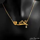 سلسل مطلي بذهب تصميم حسب الطلب بلاسم