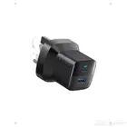 شاحن جداري انكر 323 بقوة 33 واط بمنفذ تايب سي ومنفذ يو اس بي