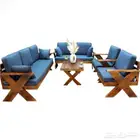 جلسات خارجيه خشب وحديد تفصيل علي حسب طلب العميل