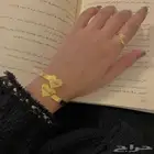 طقم اساوره وخاتم بلاسم تصميم أنيق حسب اختيارك اهدي من تحب و