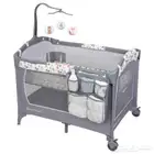 سرير جراكو مع ساحة لعب Baby crib and playing cage