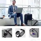 حقيبة تخزين عملاقة قابلة للطى مع جيب للأحذية