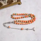 سبحة من حجر الكوارتز شرابة قضة