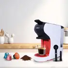 ماكينة قهوة 3 ب 1 مع حامل كبسولات خشب