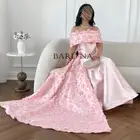 فستان سهرة وردي بارلينا