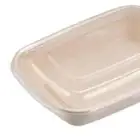 علب اكل من قصب سكر