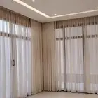 ستائر ويفي كهربائي لنن ثقيل وخفيف بلاك اوت جوده ممتازه