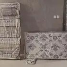 سريرحديد دورين جديد مراتب مخدات لحاف توصيل جده