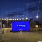 تأجير شاشات lED p2.6 كيرف فليكسبول وعادي اضاءة سيتي كلر