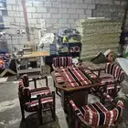طاولة بلوت مع كراسي
