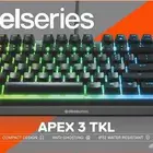 كيبورد SteelSeries APEX 3   نظيف جديد وما انستخدم أبد   كيب