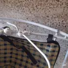 عربيه اطفال وكرسي اطفال لنوم صحن مروش اطفال جديد لون احمر