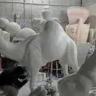 مجسم جمل بالحجم الطبيعي الخامة فايبر جلاس