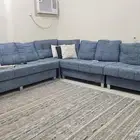 كنب مستعمل قابل للغسيل .. حد 600 والنقل على المشتري في رابغ
