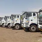 Dump trucks excavators wheel loaders graders water tankers