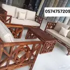 جلسات خارجية خشب إسلامية فاخرة
