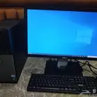 كمبيوتر مكتبي DELL معالج i7 رام 16 هارد 512 SSD شاشة 23