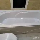 بانيو فوق سيراميك لا يحتاج إلى تكسير