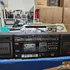 سجل ناشونال مع راديو شريط واحد استريو