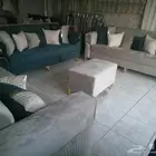 ألحق العرض طقم 5 قطع 11 شخص كحلي مع رصاصي فاتح 2500 ريال