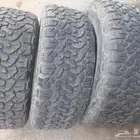كفرات ود واي مقاس 17 خوات الجديد تاريخ 21 شبه جديد