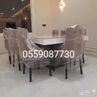 تفصيل طاولات طعام طاولات مجالس ديكورات مداخل
