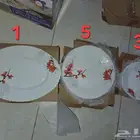 صحون وأطباق طعام . عشاء . غداء