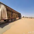تريلا 13.60 متر موجود في الرياض جاهز لتحميل الى اي وجهاا
