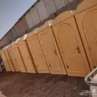حمامات فيبر جلاس عربي وفرنجي ويوجد توصيل