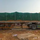 يوجد لدينا تريلة لا جميع انواع انقل سطحه وجوناب نقل بين المد