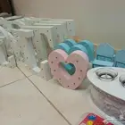 تحف و حروف خشبيه لد تنير روعة