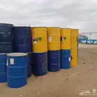 براميل حديد وبلاستيك نظيف