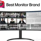 شاشة LG منحنية مقاس 34 إنش LG Ultra Wide 34 curved screen
