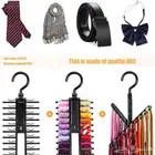 رف ربطة العنق باللون الاسود