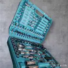 طقم عده 102قطعه يحتوي علا مفكات وحبوب سداسيه ومربع