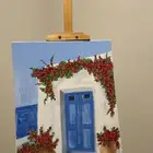 لوحة جدارية مرسومة