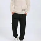 طقم كنزة صوفية وبنطال رياضي مقاس كبير للرجال مقاس3XL .