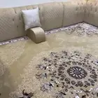 للبيع مساند ومفرشه نظيفه جدا اخت الجديد مقاس المفرشه 4 في 3