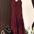 فستان عنابي