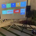 للايجار شاشة بروجكتر _وسط
