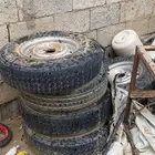 كفرات مقاس 14 للبيع ولا يجي الا الصامل