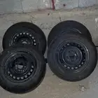 جنوط جديده مقاس 15و كفرات جديده كانت راكبه على النترا م 2019