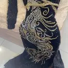 فستان مطرز ثقيل