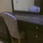 غرفه سرير نفر ونص وتسريحه مزودجه