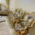 مجلس مستعمل نضيف جدا  مع الستاره والسجاد