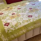 لحاف قطن او مفرش سرير نظيف