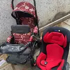 كرسي سياره للاطفال ومشايه نفرين شبه جدد